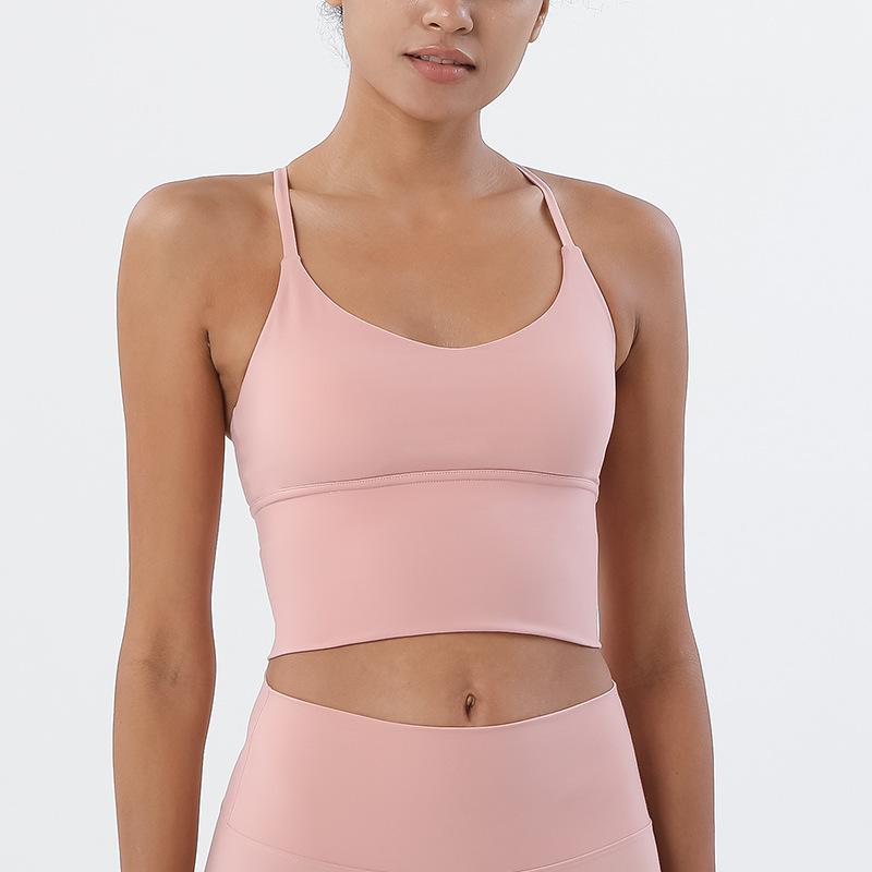 Women Sling Sports Bra Sexy Solid Color Cross Nylon Breathable Yoga Slim Fitness Sports Underwear Vest Beauty Back Feminine 2021, Black
Women Sling Sports Bra Sexy Solid Color Cross Nylon Breathable Yoga Slim Fitness Sports Underwear Vest Beauty Back Feminine 2021, Black
