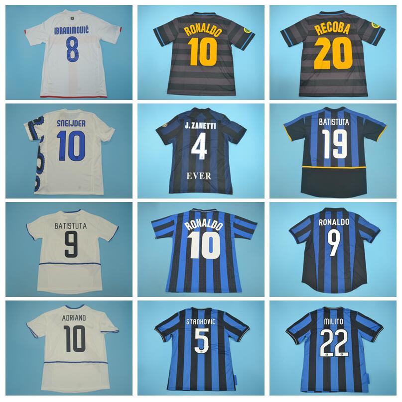 1990 1998 2003 Classic MILITO Retro Jersey Retror Soccer BAGGIO BATISTUTA RECOBA ADRIANO CAMBIASSO FIGO EMRE CRESPO Football Shirt Kits G-M, 1999
1990 1998 2003 Classic MILITO Retro Jersey Retror Soccer BAGGIO BATISTUTA RECOBA ADRIANO CAMBIASSO FIGO EMRE CRESPO Football Shirt Kits G-M, 1999