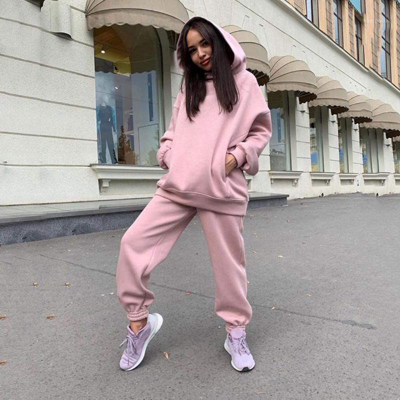 Two Piece Set Casual Fleece Tracksuit Women Winter 2020 Women' Sets Oversized Hooded Long Sleeve Hoodie Sport Pants Lady Suit1, Grey
Two Piece Set Casual Fleece Tracksuit Women Winter 2020 Women' Sets Oversized Hooded Long Sleeve Hoodie Sport Pants Lady Suit1, Grey