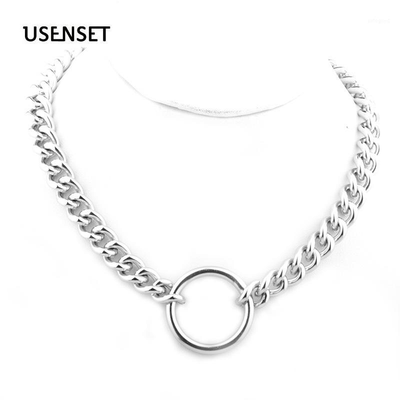 Chains Charm Choker 6MM 316L Stainless Steel Necklace Curb Chain Women's Jewelry Silver Color Cuban Collar1
Chains Charm Choker 6MM 316L Stainless Steel Necklace Curb Chain Women's Jewelry Silver Color Cuban Collar1