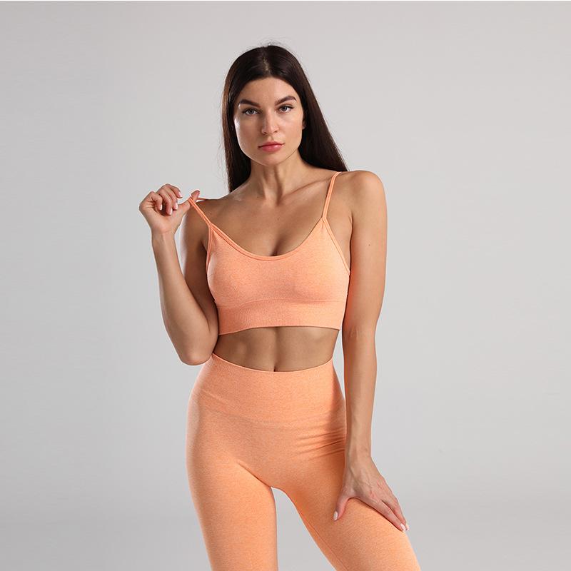 2 Piece Seamless Yoga Set Women Fitness Gym Clothing High Waist Leggings+ Sports Bras Luminous Sports Suit Female Active Wear, Orange
2 Piece Seamless Yoga Set Women Fitness Gym Clothing High Waist Leggings+ Sports Bras Luminous Sports Suit Female Active Wear, Orange
