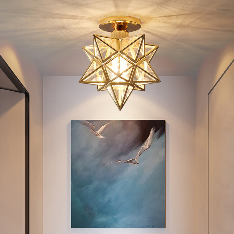 Nordic Pentagram Corridor Aisle Ceiling light Modern Golden Entrance Balcony Cloakroom Star Lighting Dining Room Kitchen Lamp Decorate
Nordic Pentagram Corridor Aisle Ceiling light Modern Golden Entrance Balcony Cloakroom Star Lighting Dining Room Kitchen Lamp Decorate
