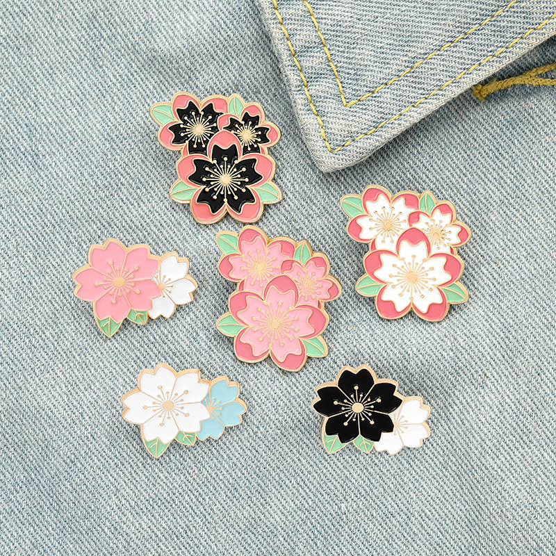 Romantic Cartoon Flowers Enamel Pins Colors Beautiful Elegant Cherry Blossoms Brooches For Party Gifts Women Jewelry
Romantic Cartoon Flowers Enamel Pins Colors Beautiful Elegant Cherry Blossoms Brooches For Party Gifts Women Jewelry