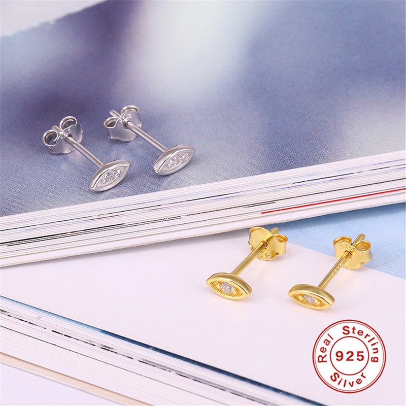 Februaryfrost Brand Fashion Eye Charm Earring Stud 100% 925 Real Silver Pave White Black CZ Mini Bead Earring Delicate Dainty Jewelry Gift, Golden;silver
Februaryfrost Brand Fashion Eye Charm Earring Stud 100% 925 Real Silver Pave White Black CZ Mini Bead Earring Delicate Dainty Jewelry Gift, Golden;silver