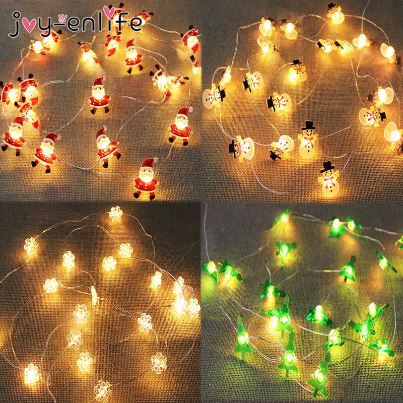 2M Snowflake Santa Claus LED Garland String Lights Merry Christmas Decoration for Home Xmas Tree Ornament Navidad Natal New Year
2M Snowflake Santa Claus LED Garland String Lights Merry Christmas Decoration for Home Xmas Tree Ornament Navidad Natal New Year
