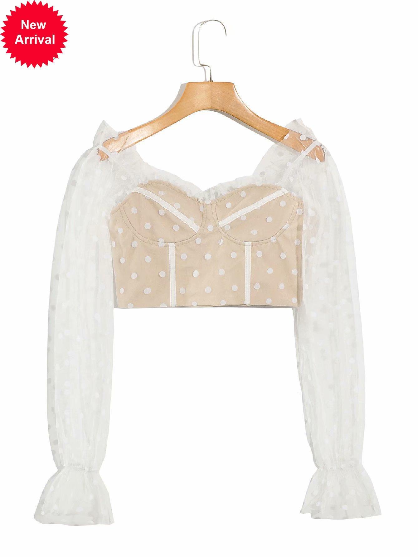 Beginning 2021 New Spring Lane Elegant New Track Polka Dot Blouse Long Sleeve Repair Rent Smooth Sexy Party Shirt Tops 2V2Z, Beige
Beginning 2021 New Spring Lane Elegant New Track Polka Dot Blouse Long Sleeve Repair Rent Smooth Sexy Party Shirt Tops 2V2Z, Beige