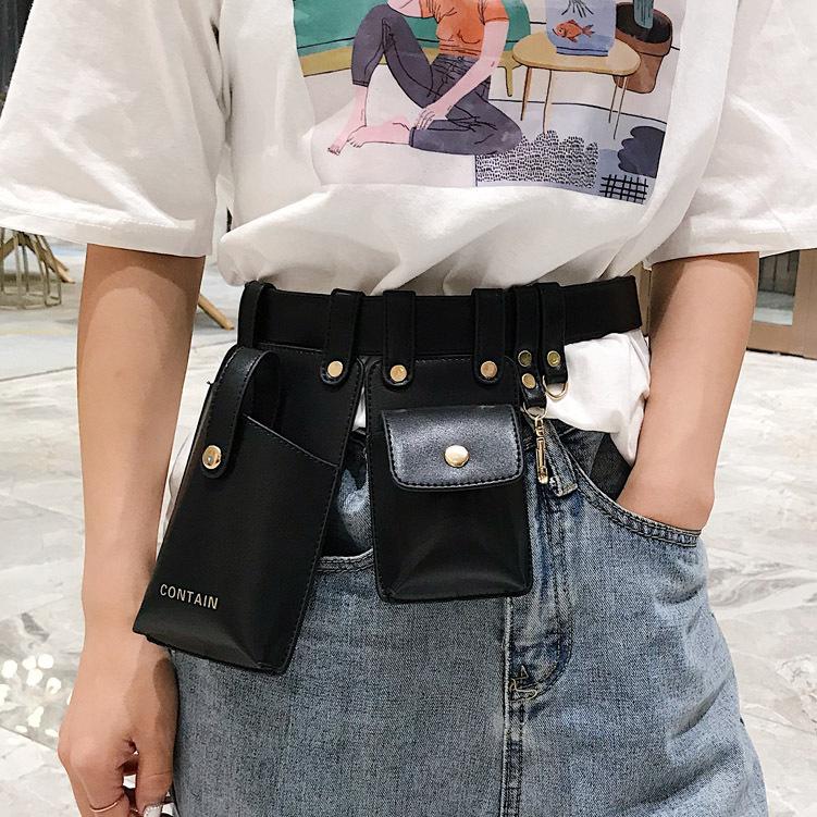 2021 Leather Belt Bags for Women Fashionable Shoulder Messenger Chest Bag PU Leather Fanny Packs Mobile Phone Key Waist Bag, Black
2021 Leather Belt Bags for Women Fashionable Shoulder Messenger Chest Bag PU Leather Fanny Packs Mobile Phone Key Waist Bag, Black