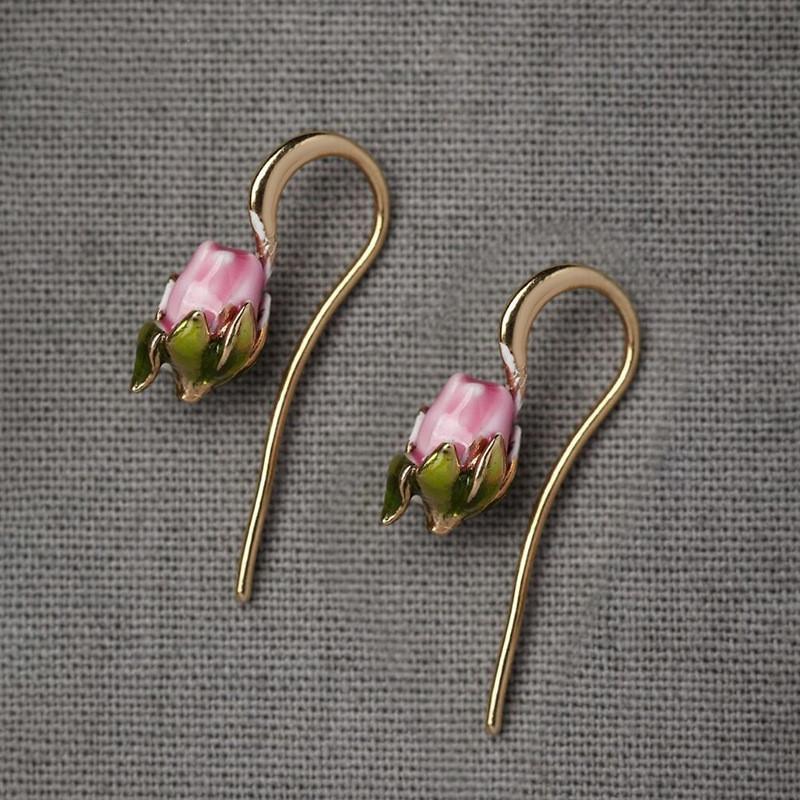 2021 Vintage Pink Flower Tulip Earrings Retro Gold Color Alloy Enamel Hanging Dangle Earrings for Women Girl Statement Jewelry
2021 Vintage Pink Flower Tulip Earrings Retro Gold Color Alloy Enamel Hanging Dangle Earrings for Women Girl Statement Jewelry