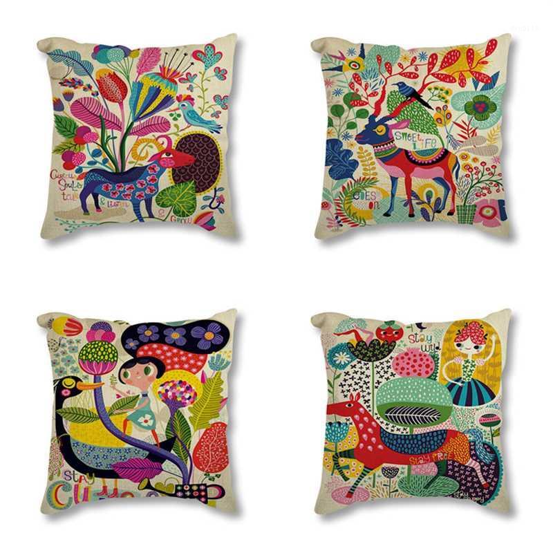 Decorative cushion cover 45x45 cm modern color flower animal deer horse printing pillowcase cotton velvet pillow sofa decoration1, As picture
Decorative cushion cover 45x45 cm modern color flower animal deer horse printing pillowcase cotton velvet pillow sofa decoration1, As picture
