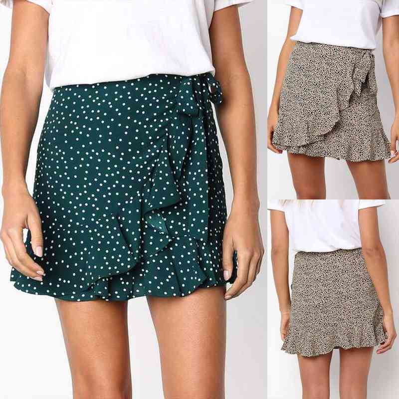 Multi Dot Print Short Mini Skirts Women Summer High Waist Bow Tie Skirt Ladies Streetwear Slim Bottoms Saias Faldas, Black
Multi Dot Print Short Mini Skirts Women Summer High Waist Bow Tie Skirt Ladies Streetwear Slim Bottoms Saias Faldas, Black
