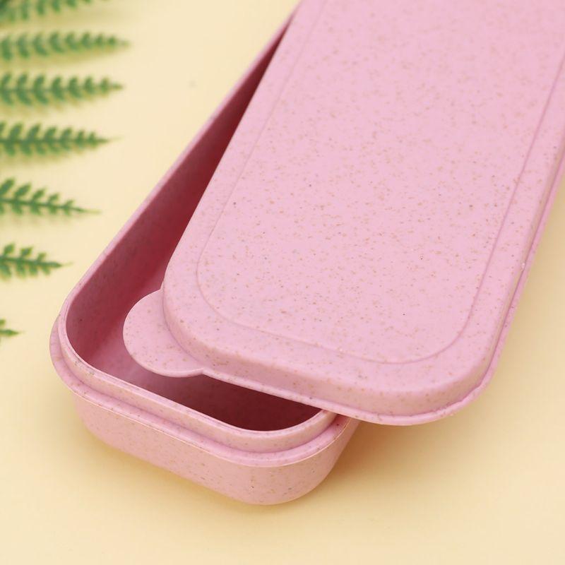 Portable Eco-Friendly Wheat Straw Cutlery Camping Picnic Box Dishware Kitchen Utensils Case P9YB
Portable Eco-Friendly Wheat Straw Cutlery Camping Picnic Box Dishware Kitchen Utensils Case P9YB