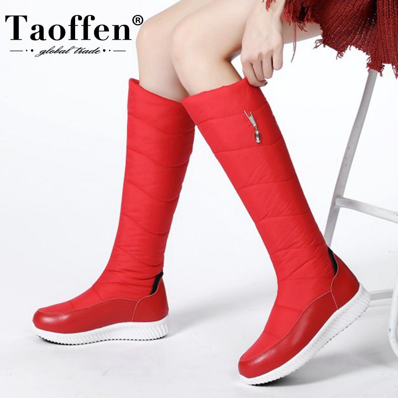 TAOFFEN Women Winter Snow Boots Thick Bottom Plus Fur Warm Fashion Knee High Boots Ladies Winter Shoes Footwear Size 35-44, Black
TAOFFEN Women Winter Snow Boots Thick Bottom Plus Fur Warm Fashion Knee High Boots Ladies Winter Shoes Footwear Size 35-44, Black