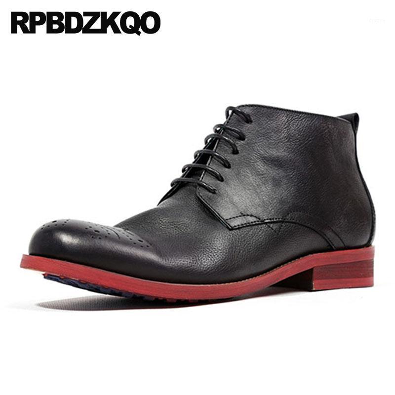 2020 ankle booties lace up fashion black shoes korean fall full grain leather boots designer autumn brogue red men genuine short1
2020 ankle booties lace up fashion black shoes korean fall full grain leather boots designer autumn brogue red men genuine short1