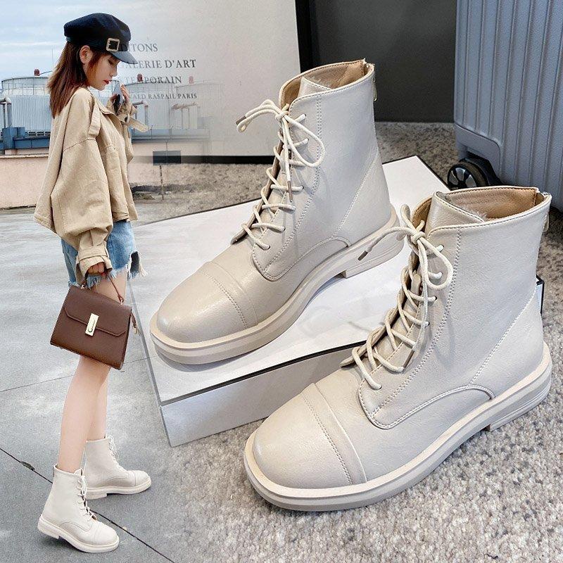 Velvet Boots Women's 2020 Autumn New Net Red Platform Korean-Style Back Zipper Boots Women's Soft Bottom, Beige plus velvet
Velvet Boots Women's 2020 Autumn New Net Red Platform Korean-Style Back Zipper Boots Women's Soft Bottom, Beige plus velvet