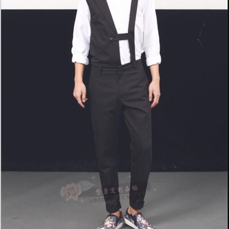 2021 S-6xl!! New Korean Version of Young Hairstylist Fashion Stylist Male Slacks Slimming Down Little Foot Pants EKZO, Black
2021 S-6xl!! New Korean Version of Young Hairstylist Fashion Stylist Male Slacks Slimming Down Little Foot Pants EKZO, Black