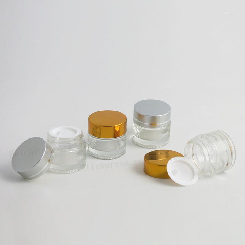 12 x 10g Portable Make Up Facial Cream Glass Jar 10cc Sample Cosmetic Container Emulsion Refillable Pot Silver Gold Lid1
12 x 10g Portable Make Up Facial Cream Glass Jar 10cc Sample Cosmetic Container Emulsion Refillable Pot Silver Gold Lid1