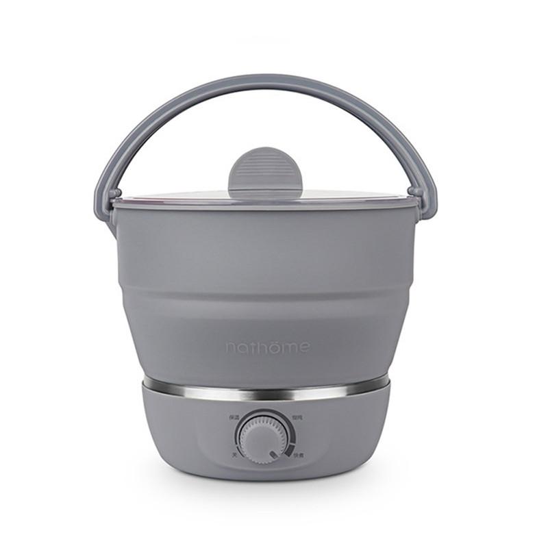 Nathome Foldable Electric Skillet Portable Multi-function Travel Electric Pot 110V/220V Double Voltage Cooker 1L
Nathome Foldable Electric Skillet Portable Multi-function Travel Electric Pot 110V/220V Double Voltage Cooker 1L