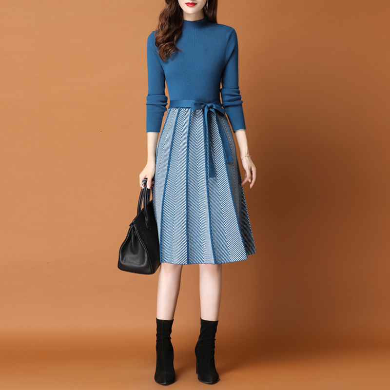 2021 New Merchall Elegant Knitted Pleated Women Sweater Sahes Turtleneck a Line Es Christmas Party Midi Vestidos 826r, Black
2021 New Merchall Elegant Knitted Pleated Women Sweater Sahes Turtleneck a Line Es Christmas Party Midi Vestidos 826r, Black