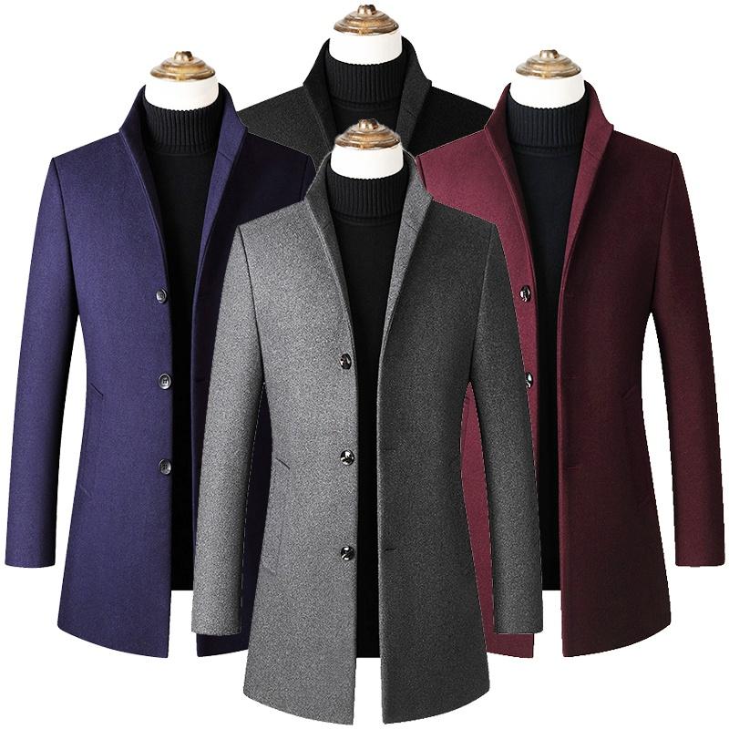 Men's Trench Coats 2021Men Wool Jacket Business Casual Coat Mens Leisure Overcoat Male Dust Jackets Windbreaker, Tan;black
Men's Trench Coats 2021Men Wool Jacket Business Casual Coat Mens Leisure Overcoat Male Dust Jackets Windbreaker, Tan;black