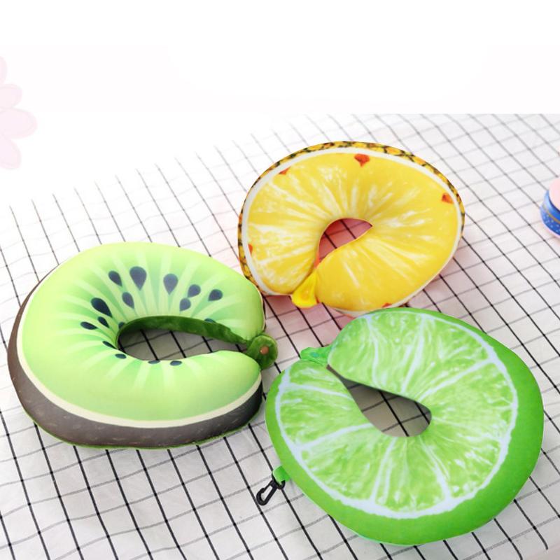 Fruit U Shaped Travel Pillow Nanoparticles Neck Pillow Watermelon Kiwi Orange Car Pillows Soft Cushion Home Textile
Fruit U Shaped Travel Pillow Nanoparticles Neck Pillow Watermelon Kiwi Orange Car Pillows Soft Cushion Home Textile