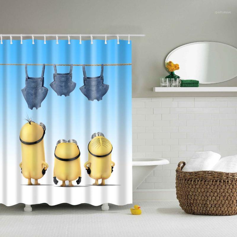 Waterproof Polyester Fabric 3D Cartoon Bathroom Shower Curtains Yellow Blackout Bathroom Curtains Long 180X200cm1
Waterproof Polyester Fabric 3D Cartoon Bathroom Shower Curtains Yellow Blackout Bathroom Curtains Long 180X200cm1