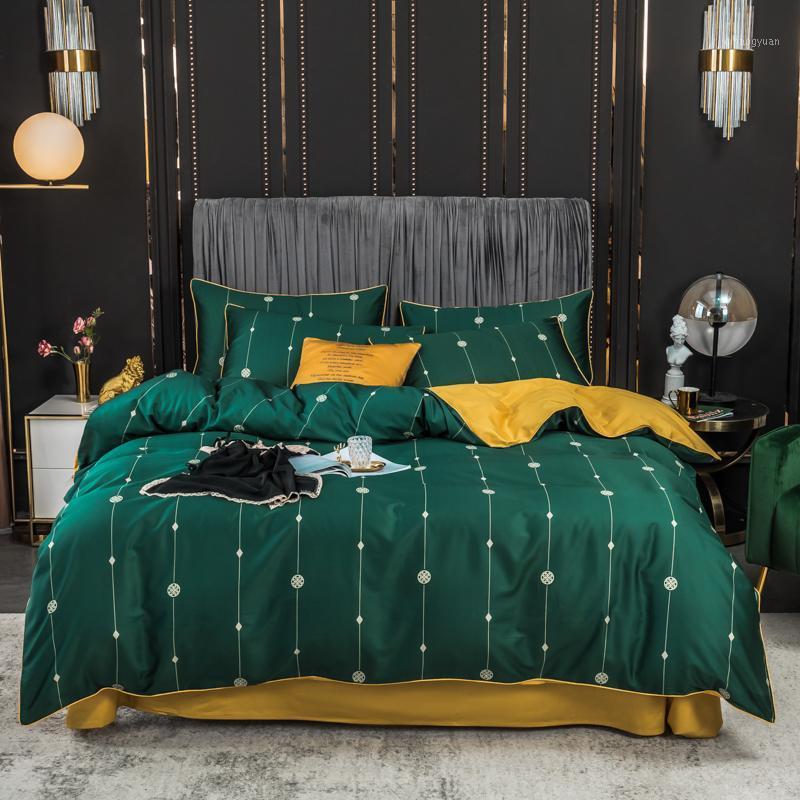 3/4pcs Bright Green And Yellow Duvet Cover Set 100% Cotton Sateen Bedding Sets Single Double King Size Bed Linen Luxury Bedsheet1, 11
3/4pcs Bright Green And Yellow Duvet Cover Set 100% Cotton Sateen Bedding Sets Single Double King Size Bed Linen Luxury Bedsheet1, 11