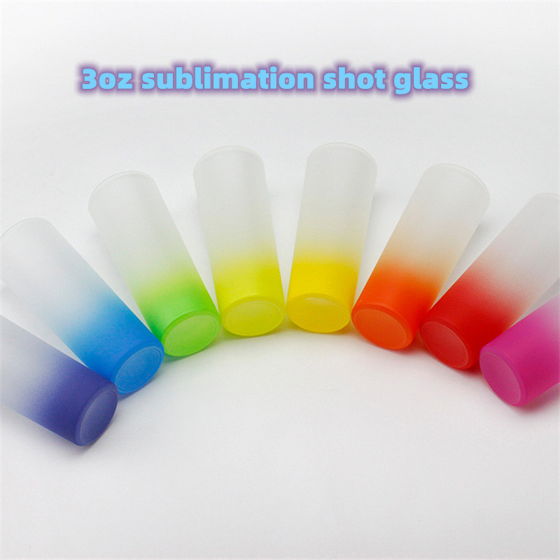 3oz Sublimation Shot Glass Gradient Colors Wine Glasses Whisky Beer Bar Cup Heat Transfer Frosted DIY Mug
3oz Sublimation Shot Glass Gradient Colors Wine Glasses Whisky Beer Bar Cup Heat Transfer Frosted DIY Mug