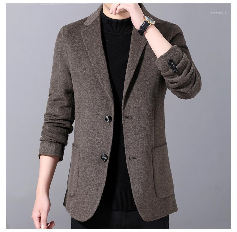 Double faced cloth autumn and winter men's casual suit cashmere single suit short coat1, Black
Double faced cloth autumn and winter men's casual suit cashmere single suit short coat1, Black