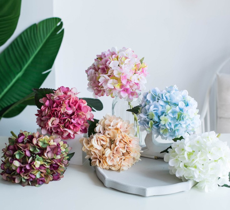 Artificial Hydrangea large simulation Hydrangea retro Decorative Flowers floral wall holding model room home decoration wholesale, As pic
Artificial Hydrangea large simulation Hydrangea retro Decorative Flowers floral wall holding model room home decoration wholesale, As pic