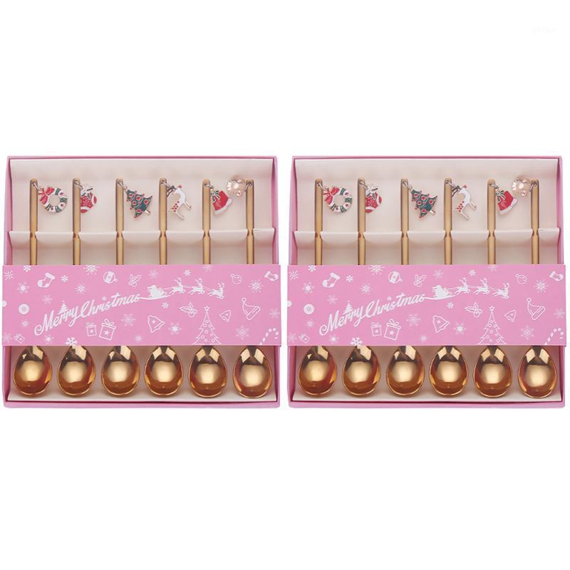 12pcs Christmas Pendant Spoon Stainless Steel Spoon Stirring Dessert for Christmas Party Decoration1
12pcs Christmas Pendant Spoon Stainless Steel Spoon Stirring Dessert for Christmas Party Decoration1