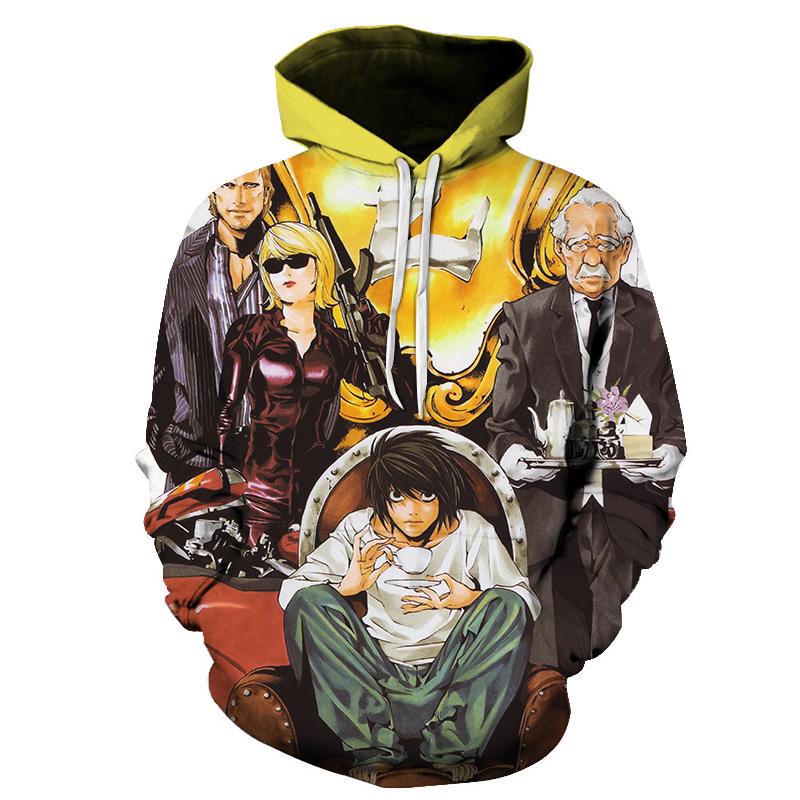 Men's Hoodies & Sweatshirts Japan Anime Manga DEATH NOTE 3D Print Hoodie For Men Women Cosplay Sweatshirt Winter Fashion Jacket Tracksuit Ma, Black
Men's Hoodies & Sweatshirts Japan Anime Manga DEATH NOTE 3D Print Hoodie For Men Women Cosplay Sweatshirt Winter Fashion Jacket Tracksuit Ma, Black