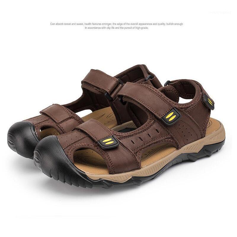 Italian style Fashion Genuine leather sandals for men Business Dress sandals Handmade Leather shoes men sandalias Big Size 47 481
Italian style Fashion Genuine leather sandals for men Business Dress sandals Handmade Leather shoes men sandalias Big Size 47 481