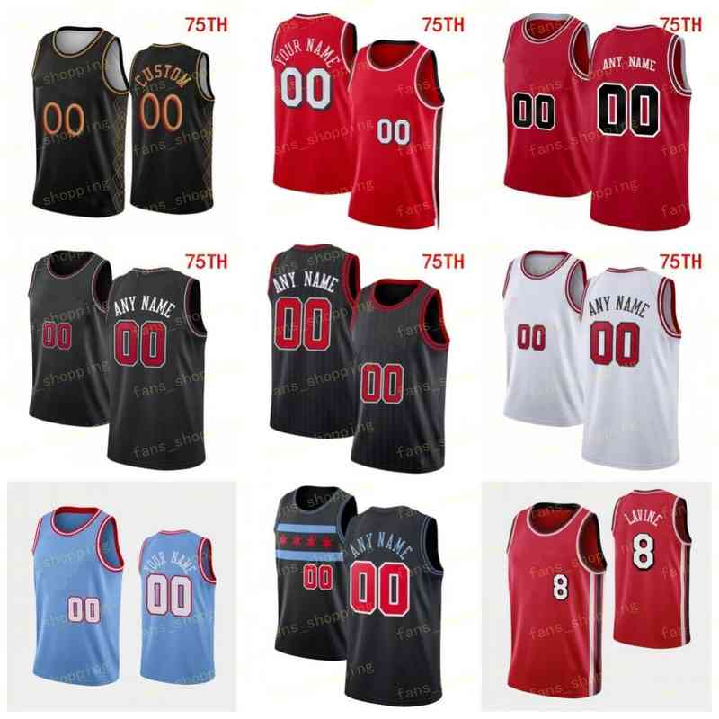 Custom Printed 75th City Basketball Jerseys Zach LaVine 8 Nikola 9 Vucevic Demar 11 DeRozan Lonzo 2 Ball 12 Ayo Dosunmu Alex 6 Caruso Malcol, Black;red
Custom Printed 75th City Basketball Jerseys Zach LaVine 8 Nikola 9 Vucevic Demar 11 DeRozan Lonzo 2 Ball 12 Ayo Dosunmu Alex 6 Caruso Malcol, Black;red