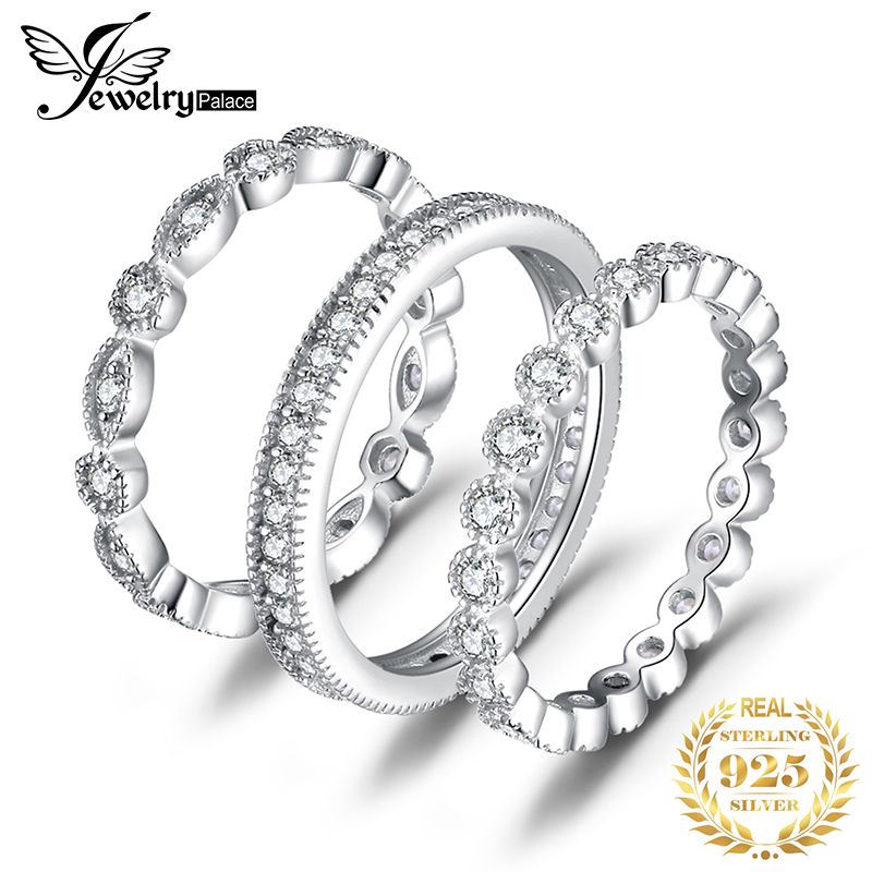 Jpalace Wedding Rings Sets 925 Sterling Silver Rings for Women Anniversary Eternity Stackable Band Ring Set Silver 925 Jewelry 201113
Jpalace Wedding Rings Sets 925 Sterling Silver Rings for Women Anniversary Eternity Stackable Band Ring Set Silver 925 Jewelry 201113
