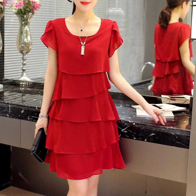 47-100kg Can Wear 5xl Casual Knee-Length A-Line Chiffon Wine Red Black Pink Summer Women Party Plus Size Cocktail Dresses
47-100kg Can Wear 5xl Casual Knee-Length A-Line Chiffon Wine Red Black Pink Summer Women Party Plus Size Cocktail Dresses