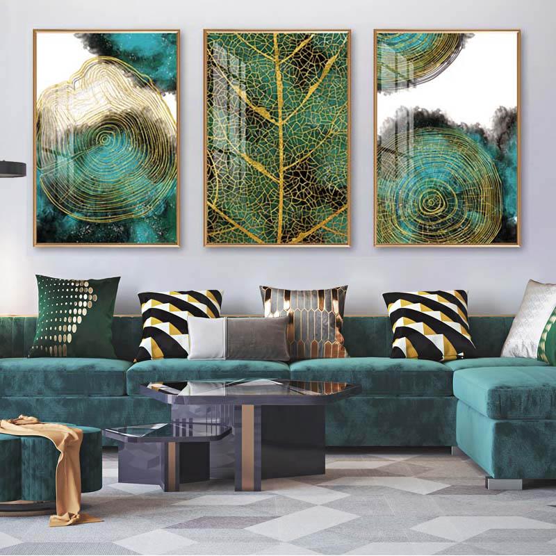 Abstract Leaf Tree Rings Wall Art Poster Green Golden Plant Texture Canvas Print Painting Modern Aisle Living Room Home Decor
Abstract Leaf Tree Rings Wall Art Poster Green Golden Plant Texture Canvas Print Painting Modern Aisle Living Room Home Decor