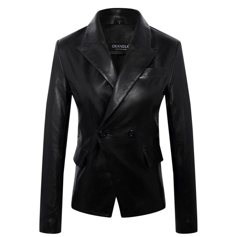 Fashion Genuine Jacket Plus Size Soft Leather Suit Suede Lady Business Suits Sales Women Coat, Black
Fashion Genuine Jacket Plus Size Soft Leather Suit Suede Lady Business Suits Sales Women Coat, Black