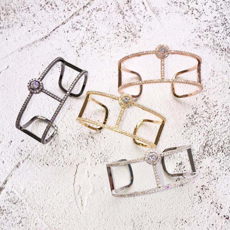 New High Fashion Rose Gold Silver Color Crystal Flower Bracelet Luxury Design For Women Bangle Party Wedding Fine Jewelry1
New High Fashion Rose Gold Silver Color Crystal Flower Bracelet Luxury Design For Women Bangle Party Wedding Fine Jewelry1