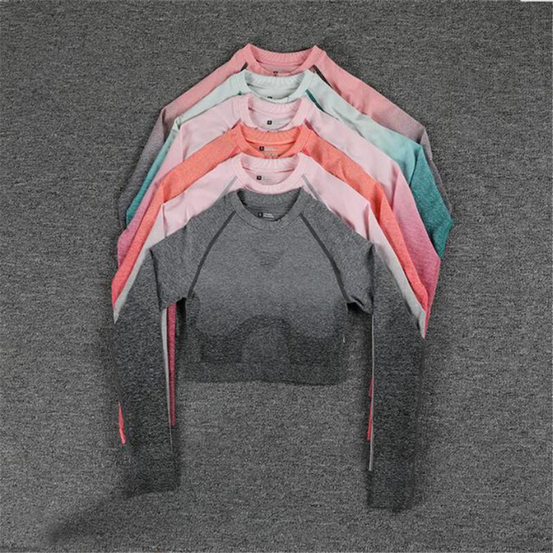 Women Long Sleeve Yoga Shirts Gradient Colors Sports T-Shirts Gym Crop Top Workout Sportswear Running Tops Fitness Sport Wear, Shirts green
Women Long Sleeve Yoga Shirts Gradient Colors Sports T-Shirts Gym Crop Top Workout Sportswear Running Tops Fitness Sport Wear, Shirts green