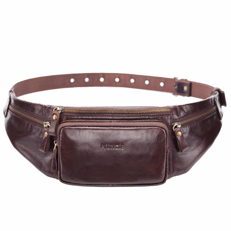 Leather Men Waist Bag New Casual Small Fanny Pack Male Waist Pack for Cell Phone and s Travel Chest Bag, Brown
Leather Men Waist Bag New Casual Small Fanny Pack Male Waist Pack for Cell Phone and s Travel Chest Bag, Brown