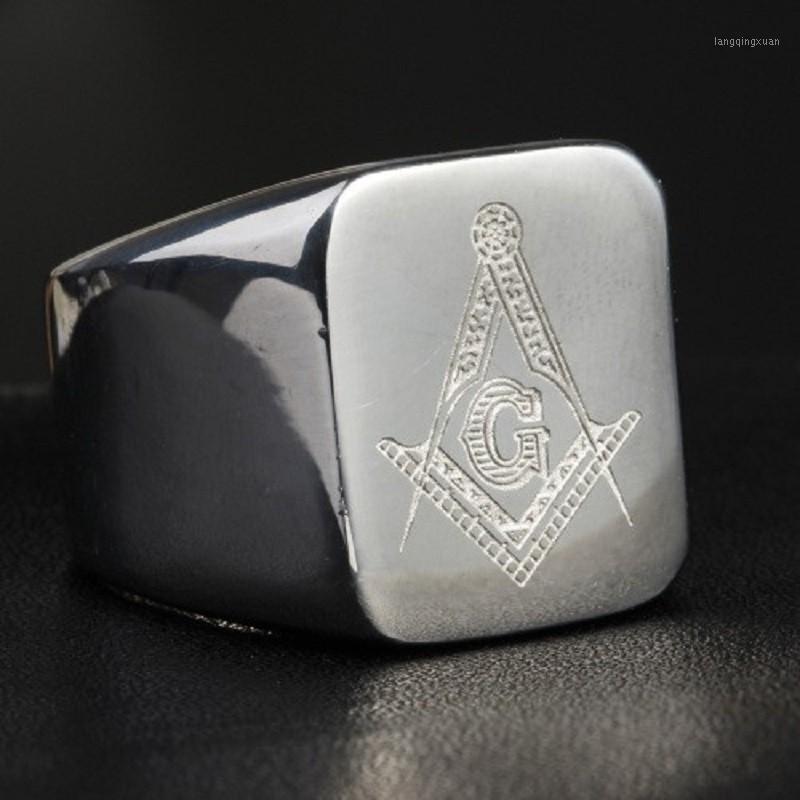 Cluster Rings Men's 316L Stainless Steel Titanium Freemasons Freemasonry Finger Masonic Ring Jewelry1
Cluster Rings Men's 316L Stainless Steel Titanium Freemasons Freemasonry Finger Masonic Ring Jewelry1