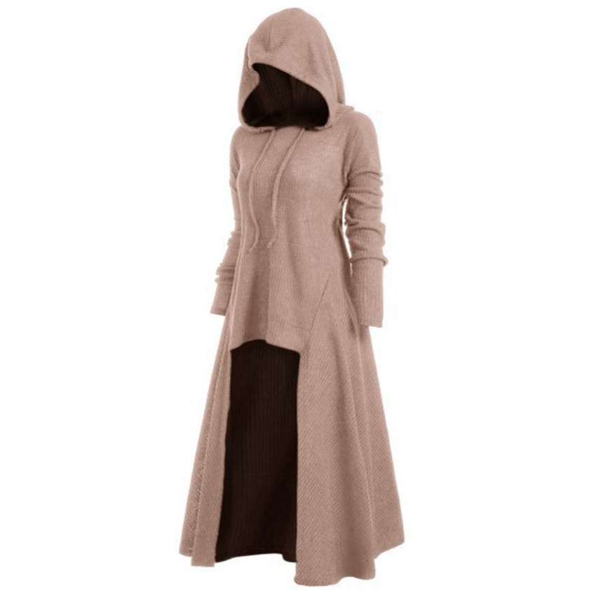Spring Autumn Long Black Gothic Dress Women Hooded Punk Clothing Style Plus Size Knitted Dresses For Women Winter 4XL 5XL 201008, White;black
Spring Autumn Long Black Gothic Dress Women Hooded Punk Clothing Style Plus Size Knitted Dresses For Women Winter 4XL 5XL 201008, White;black