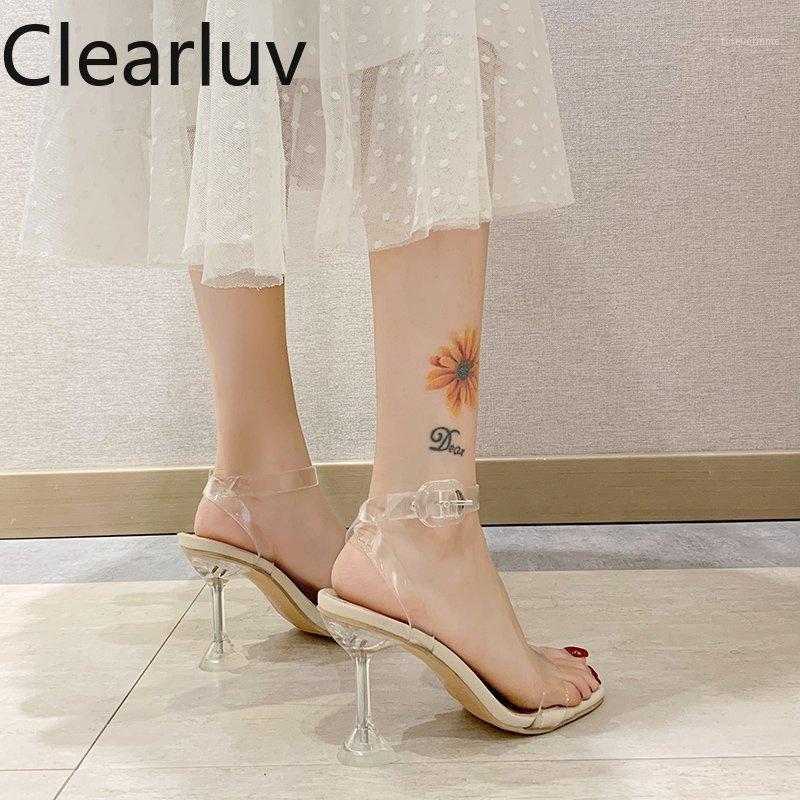 high quality transparent cross high heels fashion wedding party shoes pvc women's shoes Non-slip sexy buckle wild sandals 34-391, 7cm
high quality transparent cross high heels fashion wedding party shoes pvc women's shoes Non-slip sexy buckle wild sandals 34-391, 7cm