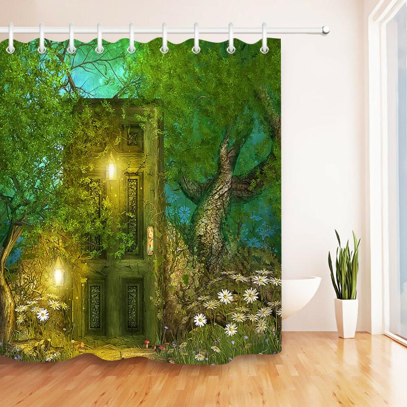 100% Polyester Fabric Door in The Fairy Forest Shower Curtain Bathroom Bath Custom
100% Polyester Fabric Door in The Fairy Forest Shower Curtain Bathroom Bath Custom