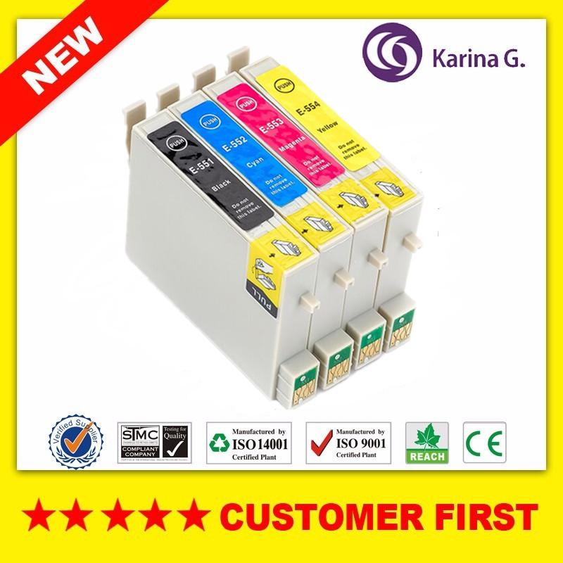 For T0551 T0552 T0553 T0554 Compatible ink cartridge suit For Stylus Photo RX420 RX425 RX520 R240 R245 etc.printer
For T0551 T0552 T0553 T0554 Compatible ink cartridge suit For Stylus Photo RX420 RX425 RX520 R240 R245 etc.printer