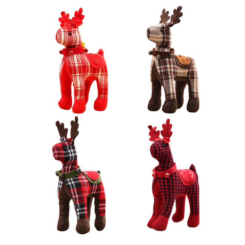 Christmas Elk Plush Doll Plush Simulation Deer Plaid Toy for Home Windows Table Desktop Xmas Party Decor Ornaments Gift
Christmas Elk Plush Doll Plush Simulation Deer Plaid Toy for Home Windows Table Desktop Xmas Party Decor Ornaments Gift