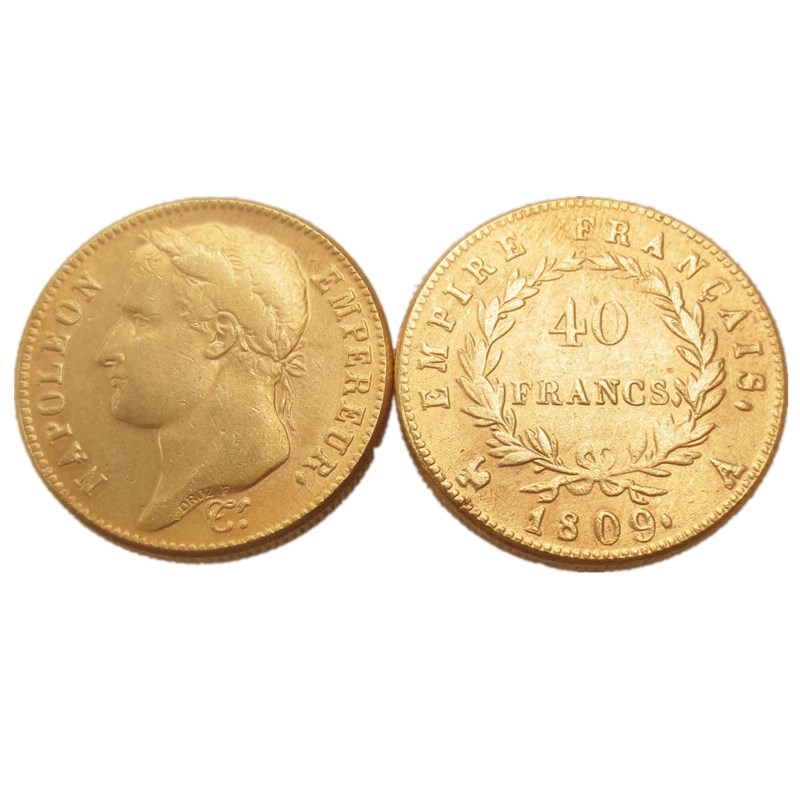 France 40 Francs 1809A 1911A 1812A Gold Plated Craft Copy Decorate Coin Ornaments replica coins home decoration accessories
France 40 Francs 1809A 1911A 1812A Gold Plated Craft Copy Decorate Coin Ornaments replica coins home decoration accessories