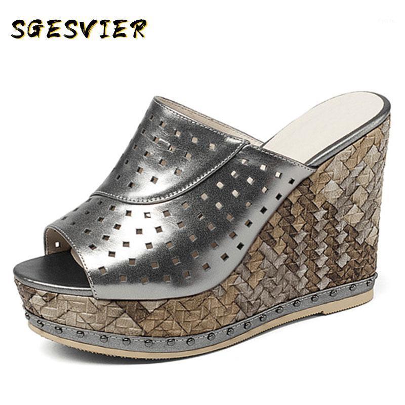 SGESVIER 2021 top quality genuine leather sandals women open toe summer wedges platform sandals ladies party wedding shoes1, Black
SGESVIER 2021 top quality genuine leather sandals women open toe summer wedges platform sandals ladies party wedding shoes1, Black