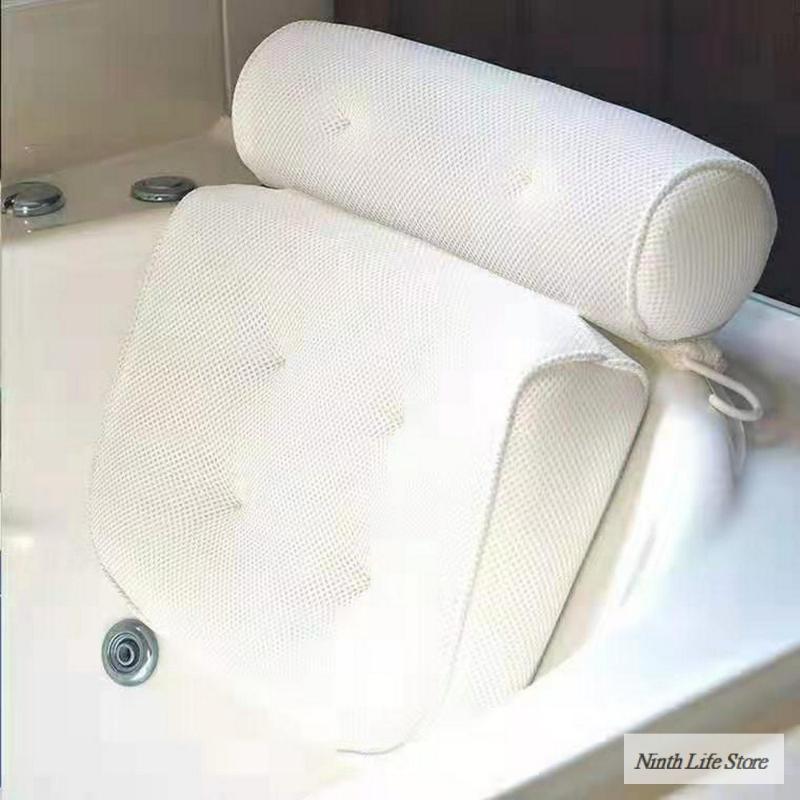 3D Soft Spa Bath Mesh Pillow Bathroom with Suction Cup Spa Bathtub Pillow Deep Spongy Cushion Relaxing Massage Home Tools
3D Soft Spa Bath Mesh Pillow Bathroom with Suction Cup Spa Bathtub Pillow Deep Spongy Cushion Relaxing Massage Home Tools