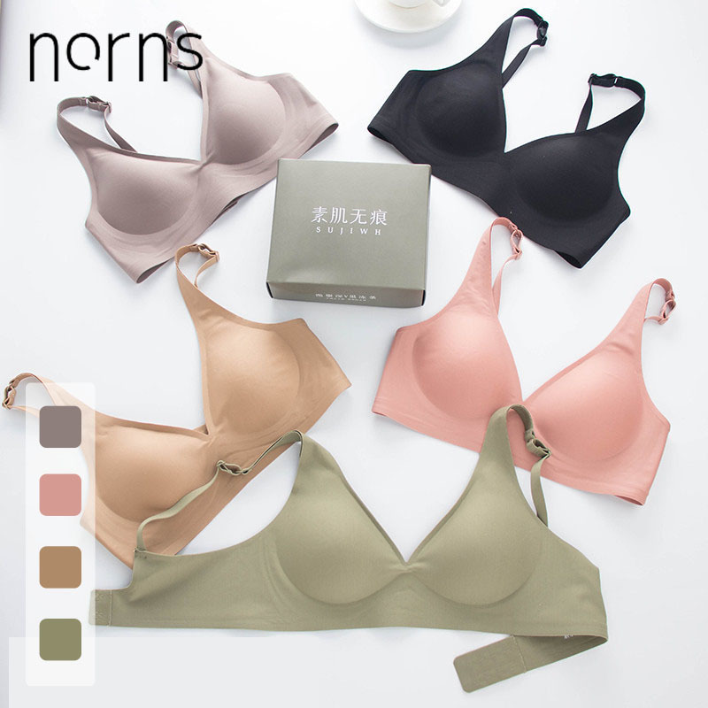 Seamless Bra Wire Free Bra Sexy Triangle Brassiere Soft Women's Push Up Underwear Feminina Small Breast Adjusts Female A B C Cup 201202